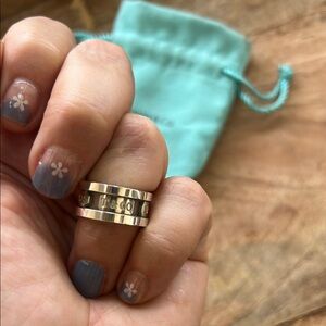 Silver Engraved Ring